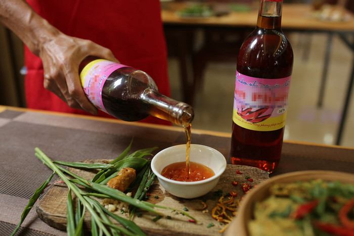 Nước mắm nhĩ ở Nghệ An. Ảnh: báo Nghệ An