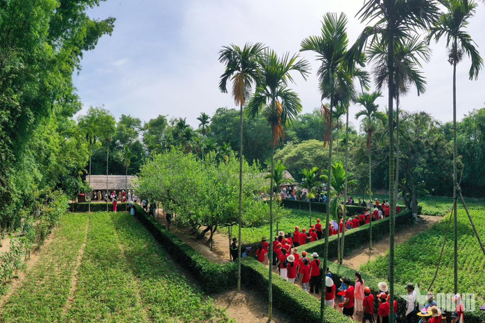 Vẻ đẹp tại quê nhà Chủ tịch Hồ Chí Minh. Ảnh: QĐND