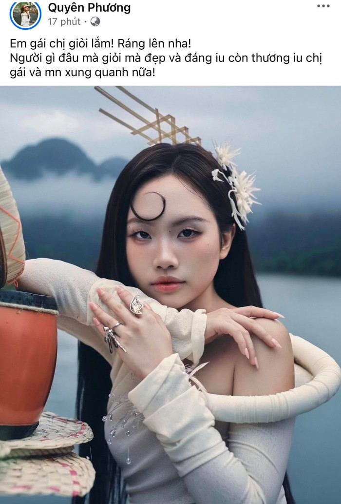 Chị gái công khai bày tỏ lời yêu thương dành cho Phương Mỹ Chi khiến nhiều người thích thú.
