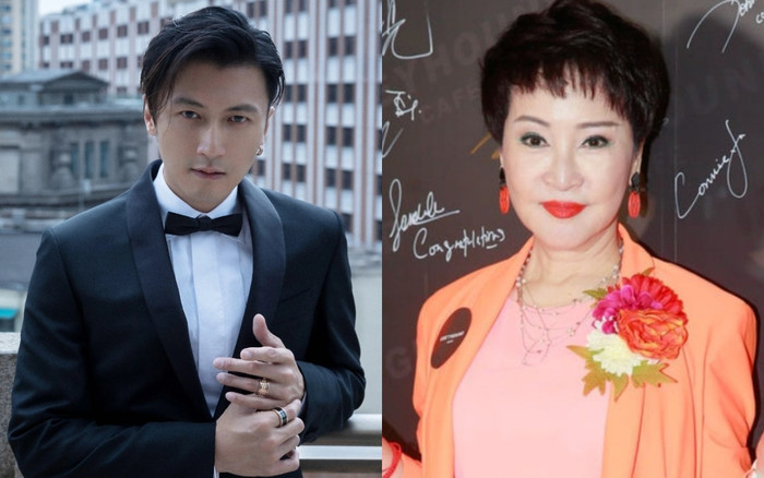 Tạ Đình Phong và mẹ Địch Ba Lạp.