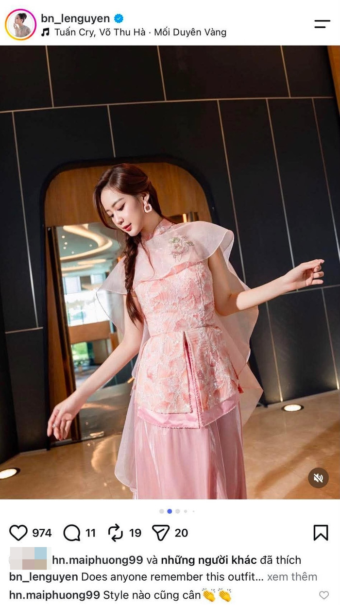Mai Phương liên tục bày tỏ sự ủng hộ dành cho Bảo Ngọc ở hành trình Miss World.