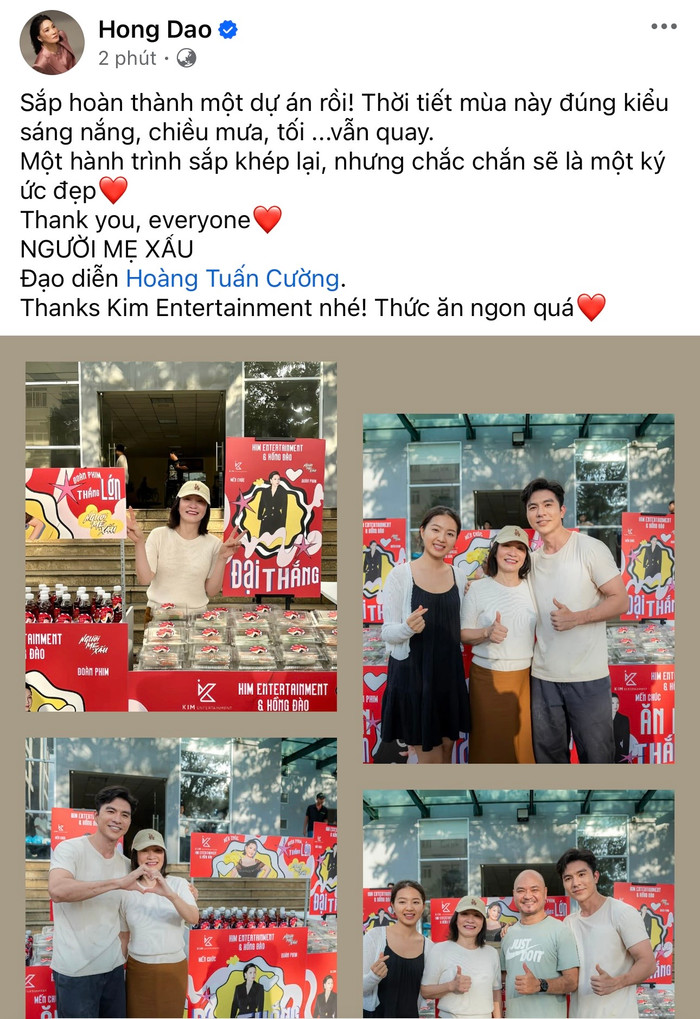Chia sẻ của Hồng Đào trên trang cá nhân. Ảnh: FBNV