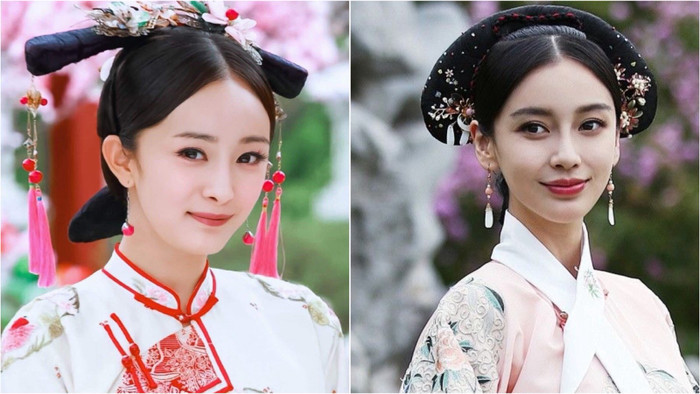 Angelababy và Dương Mịch đọ sắc tạo hình nhà Thanh Ảnh 1