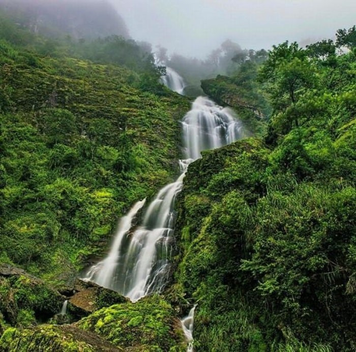 Thác Bạc Tam Đảo. Ảnh: @sanvemaybay