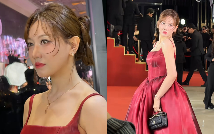 Vợ Trấn Thành khoe visual sắc sảo trong lần xuất hiện mới nhất. Ảnh chụp màn hình