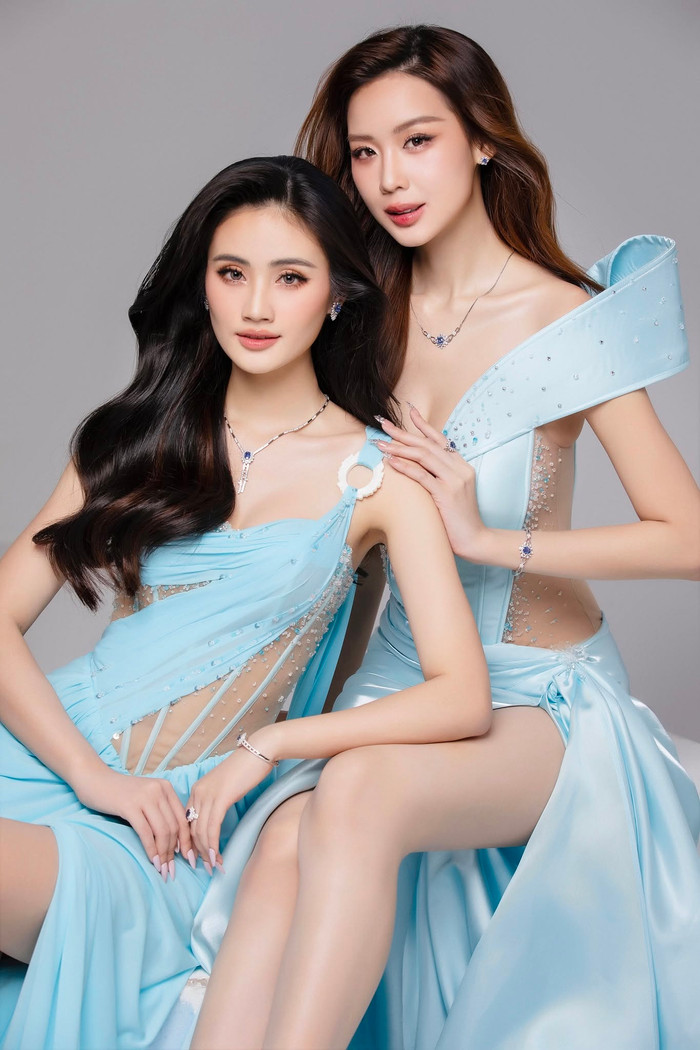 Ý Nhi và Bảo Ngọc sở hữu mối quan hệ khá thân thiết. Ảnh: FBNV