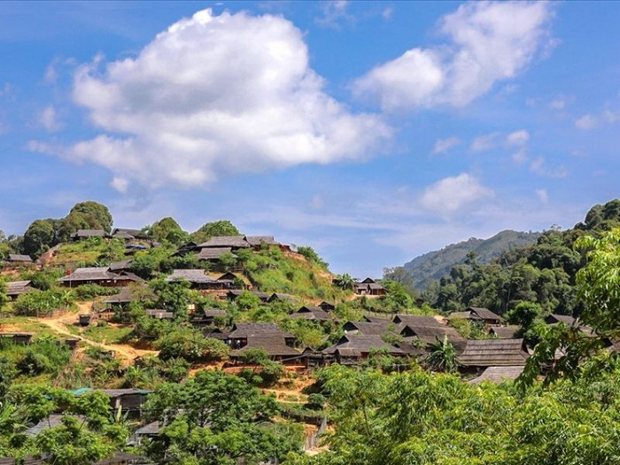 Bản làng xinh đẹp ở Quế Phong - Nghệ An.