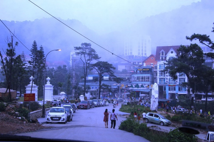 Những góc phố mang dấu ấn riêng của Tam Đảo. Ảnh: báo Lao Động