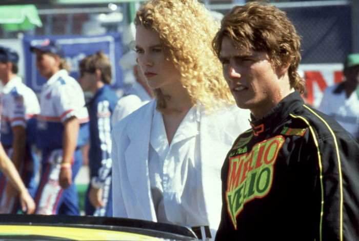 Nicole Kidman và Tom Cruise trong phim Days of Thunder năm 1990. Ảnh: Paramount