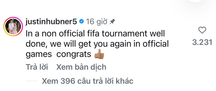 Justin Hubner gây tranh cãi khi hạ thấp AFF Cup, đồng thời tuyên bố Indonesia sẽ đòi nợ tuyển Việt Nam ở các giải FIFA. Ảnh chụp màn hình