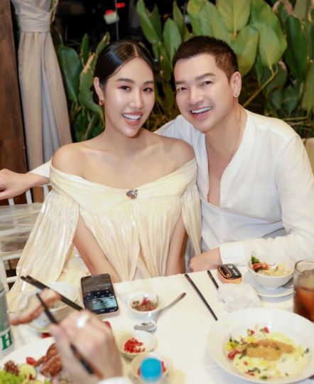 Quang Minh và Tăng Khánh Chi.
