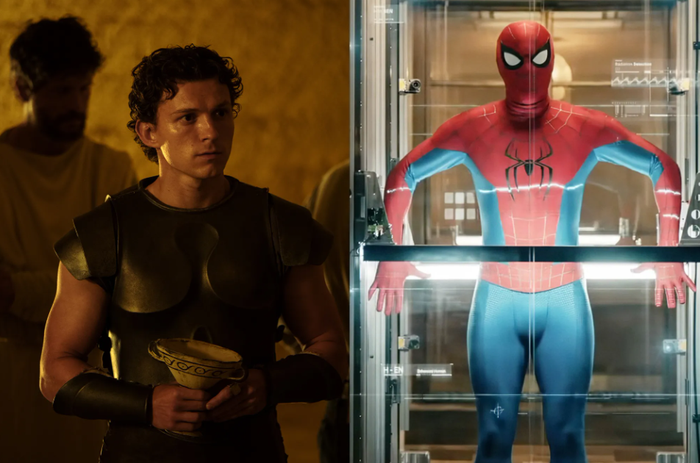 Sự cạnh tranh từ hàng loạt bom tấn mùa hè như The Odyssey và Spider-Man: Brand New Day khiến Supergirl nhanh chóng mất lợi thế phòng vé. Ảnh: Universal/Marvel.