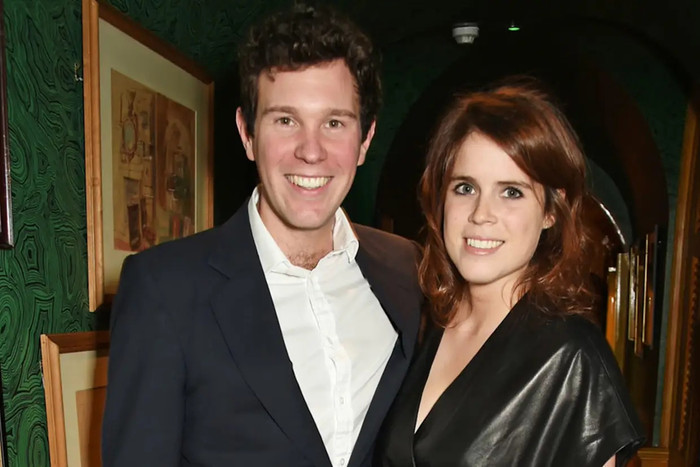 Công chúa Eugenie và Jack Brooksbank&nbsp;(Ảnh: Getty).