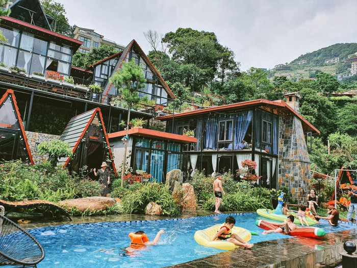Những homestay lưu trú ở Tam Đảo vừa xinh đẹp, vừa gần gũi với thiên nhiên. Ảnh: Sưu tầm Internet