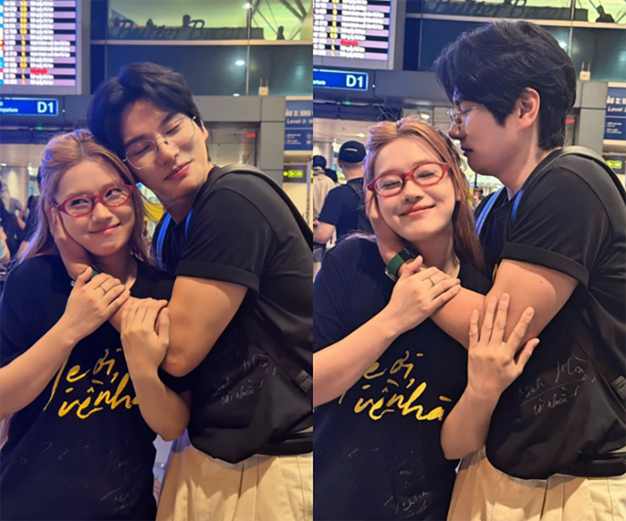 Hình ảnh nam diễn viên Lee Yi Kyung thân thiết với Hoàng Yến Chibi.