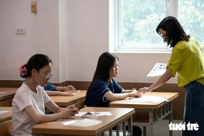 Thí sinh tham dự kỳ thi tốt nghiệp THPT năm 2026 - Ảnh: NAM TRẦN&nbsp;