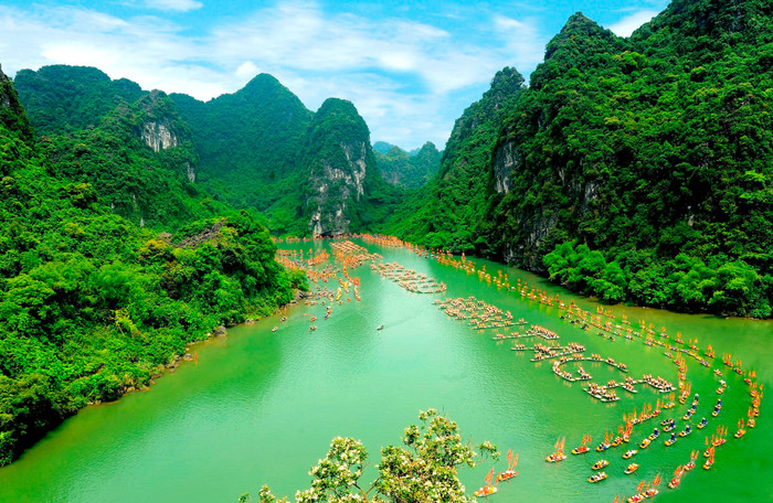 Quần thể danh thắng Tràng An. Ảnh: Sở Du lịch Ninh Bình