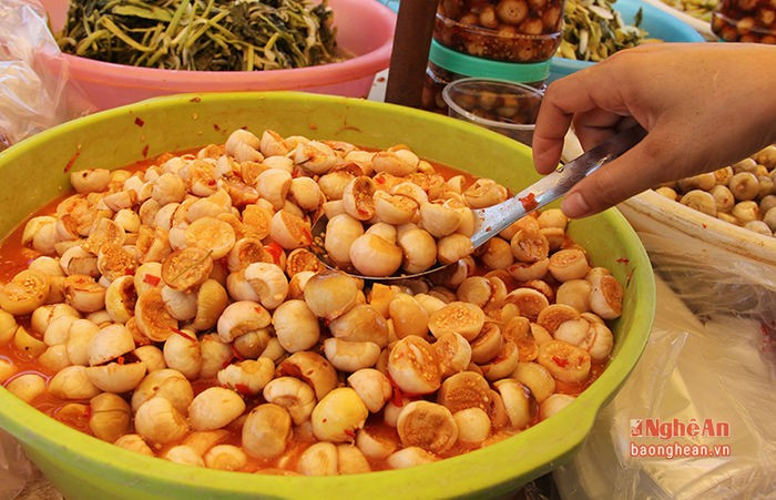 Món cà muối xứ Nghệ. Ảnh: báo Nghệ An