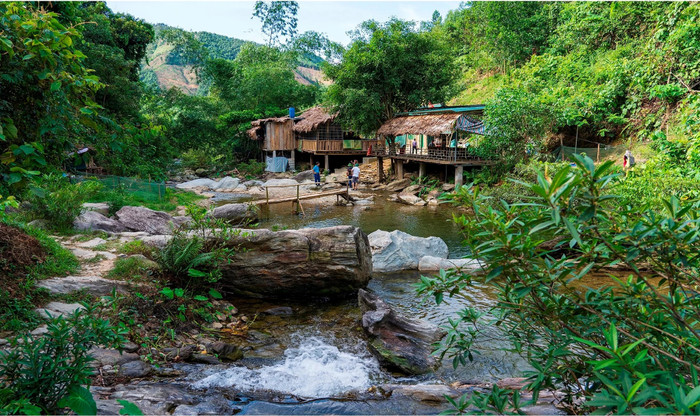Cảnh đẹp ở bản Nưa.