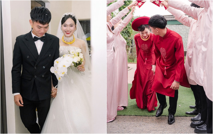 Cô giáo Nguyễn Linh - bà xã của cầu thủ Hồ Văn Cường đến từ Nghệ An.
