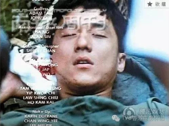 Thành Long nhiều lần gặp chấn thương.