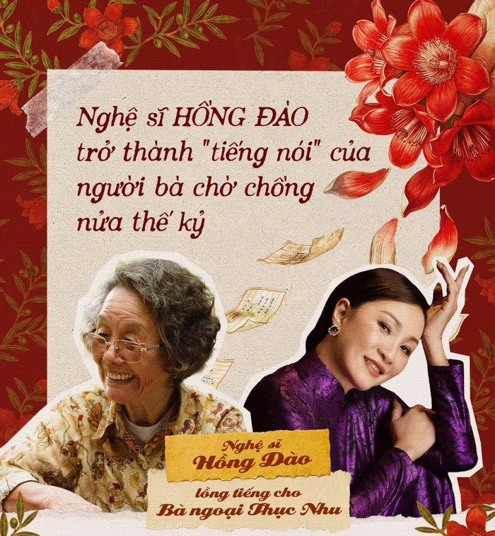 Trong Thư Tình Gửi Ngoại, Hồng Đào đảm nhận phần lồng tiếng cho Diệp Thục Nhu.&nbsp;