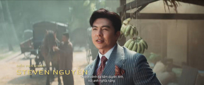 Tạo hình nhân vật của Steven Nguyễn trong phim. (Ảnh: Chụp màn hình)
