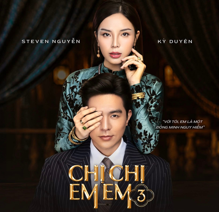 Trong phim, Steven Nguyễn lần đầu đóng cặp cùng Kỳ Duyên. (Ảnh: FBNV)
