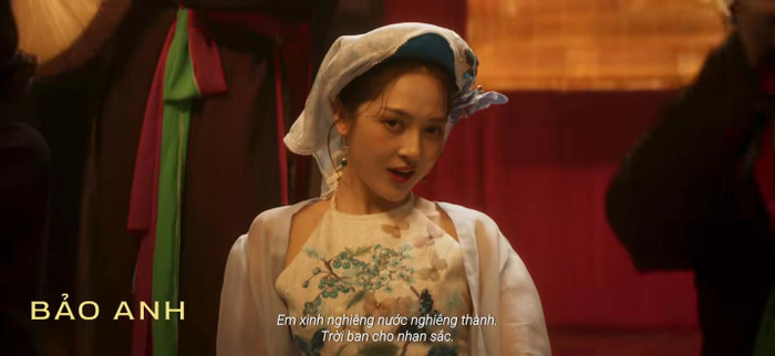 Bảo Anh gây bất ngờ khi xuất hiện trong First Look Teaser của Chị Chị Em Em 3. Ảnh: NSX