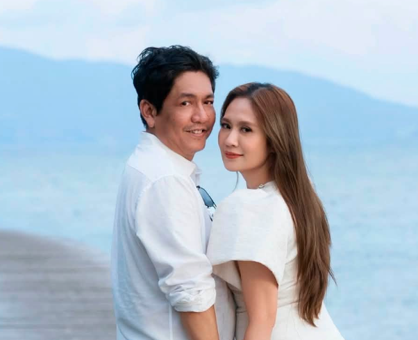 Thanh Thúy đồng hành cùng Đức Thịnh chuyển hướng sang công việc sản xuất sau thời gian hoạt động với vai trò diễn viên. Ảnh: FBNV
