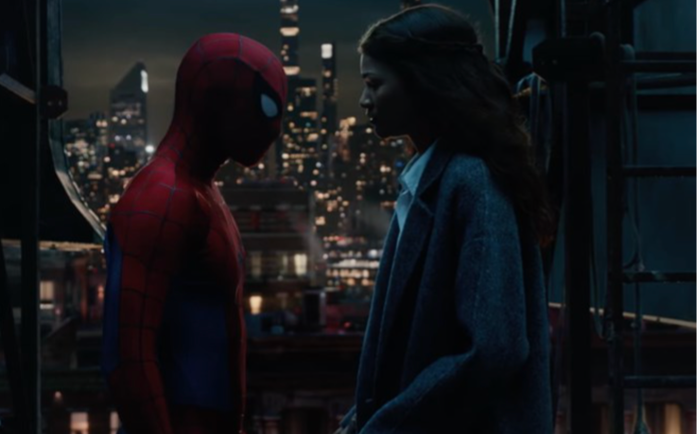 Tom Holland và Zendaya trong 1 cảnh phim Người Nhện 4: Khởi đầu mới. Ảnh: CGV