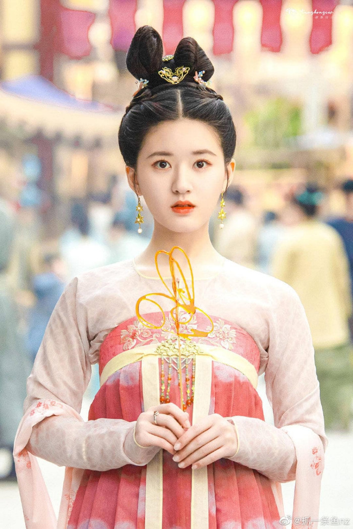 Triệu Lộ Tư vào vai công chúa Đại Đường Lý Lạc Yên. Ảnh: Weibo