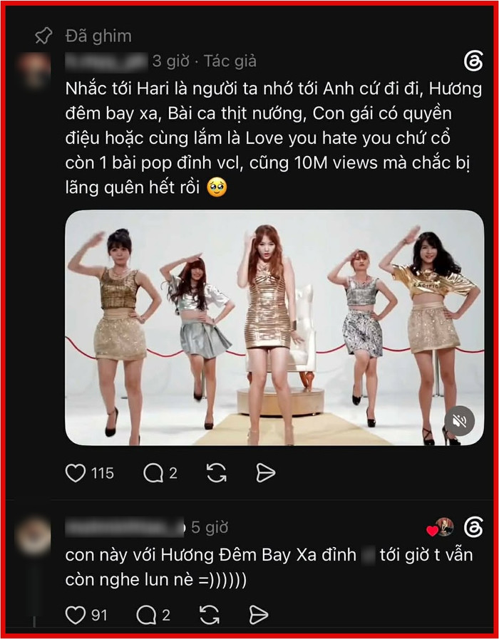 Nhiều ý kiến tích cực dành cho một ca khúc được ra mắt 11 năm trước của Hari Won.
