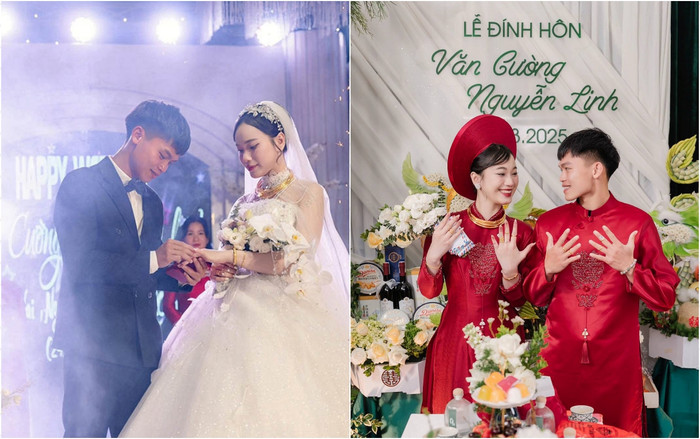 Cô giáo Nguyễn Linh - bà xã cầu thủ Hồ Văn Cường