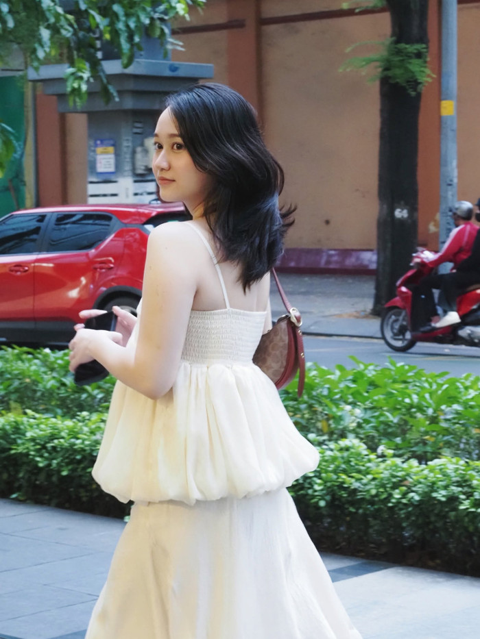 Nhiều khán giả nhận xét Trúc Anh sắp lấy lại phong độ nhan sắc vốn có. Ảnh: FBNV