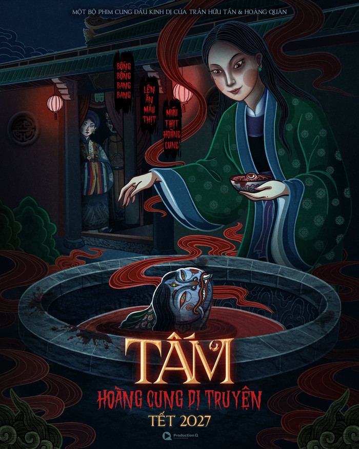Tấm - Hoàng cung dị truyện tiếp tục mở rộng thế giới của Cám, kết hợp chất liệu dân gian với kinh dị và những cuộc tranh đấu chốn cung đình. Ảnh: NSX.