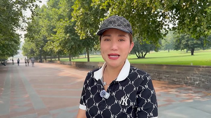 Cát Tường cho biết, vụ bị phạt vì đỗ xe sai quy định là bài học kinh nghiệm khi du lịch ở Mỹ.&nbsp;