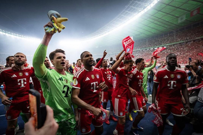 Bayern Munich đang sở hữu một bộ khung đủ mạnh để hướng tới tham vọng lớn ở châu Âu. Ảnh: Bayern Munich