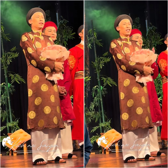 Hoài Linh trong vở diễn đánh dấu chặng đường mới của Sân khấu Mới. Ảnh: Kịch nói Saigon.