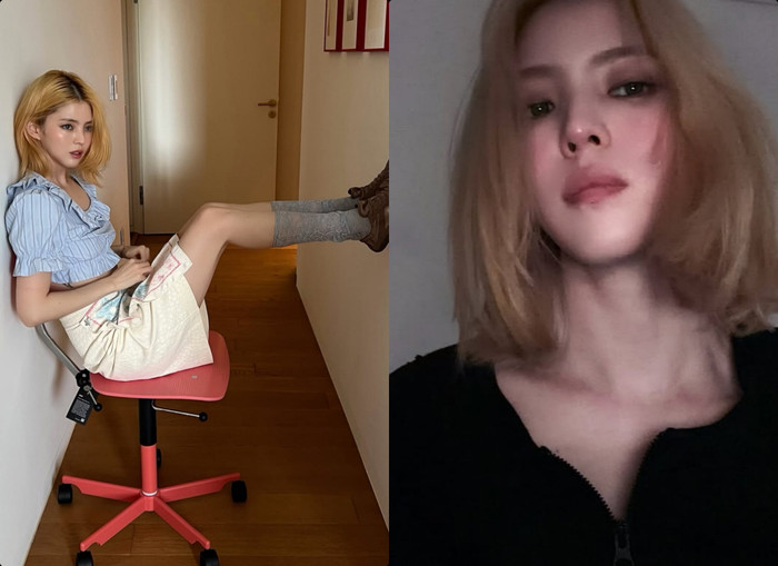 Han So Hee gây ấn tượng khi 'xuống tóc'.
