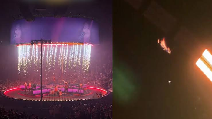 Sân khấu của Kacey Musgraves bốc cháy giữa concert Ảnh 1