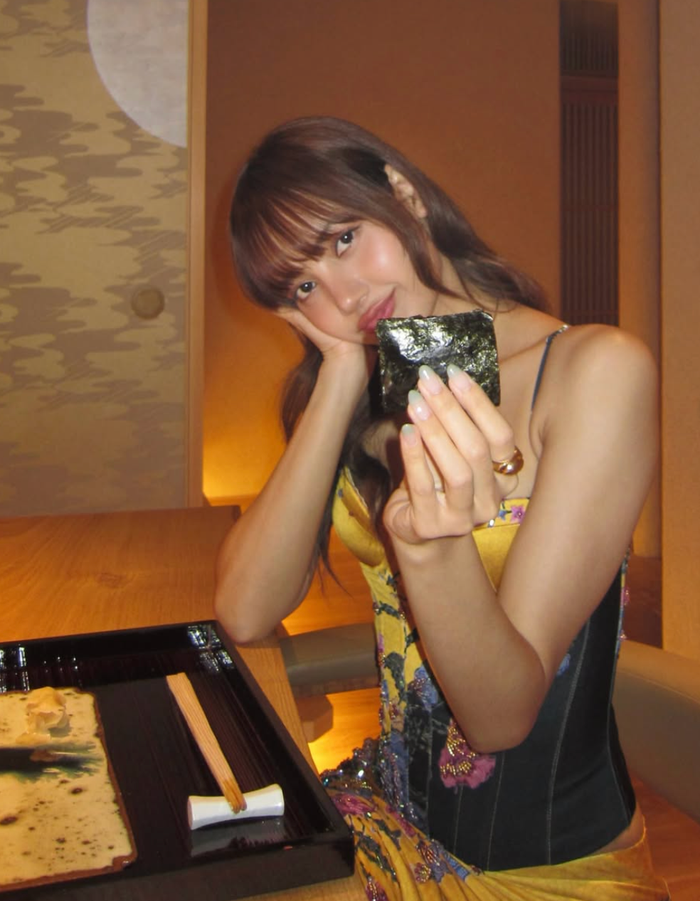 Hình ảnh được Lisa (BLACKPINK) chia sẻ mới đây.