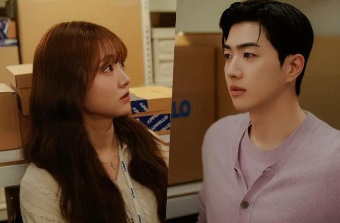 Kang Ha Gi và Nam Da Reum lén lút hẹn hò nơi công sở.