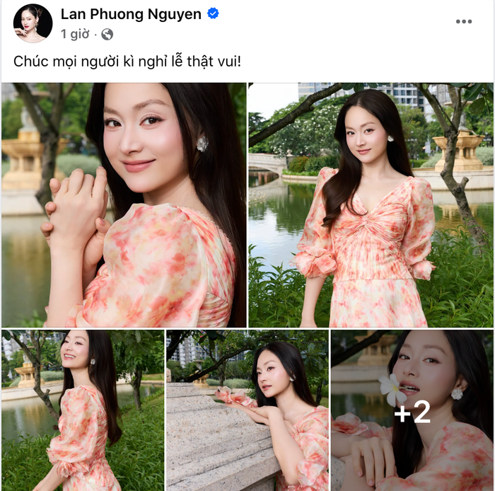 Diễn viên Lan Phương cập nhật loạt hình ảnh mới.