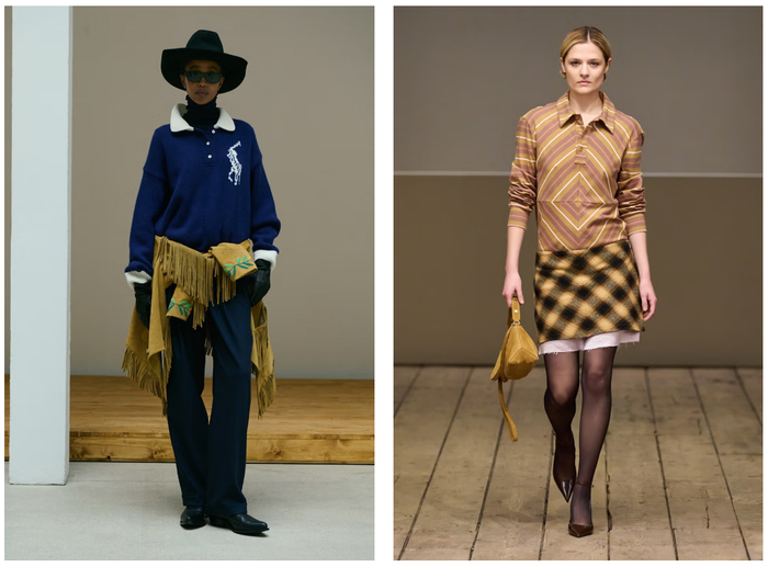 Áo len polo dễ dàng biến hóa khi phối cùng jeans, boots, blazer hay áo phông, tạo diện mạo vừa thanh lịch vừa phóng khoáng. Ảnh: LAUNCHMETRICS SPOTLIGHT
