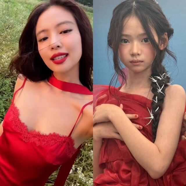 Jennie và diễn viên nhí Choi So Yul.