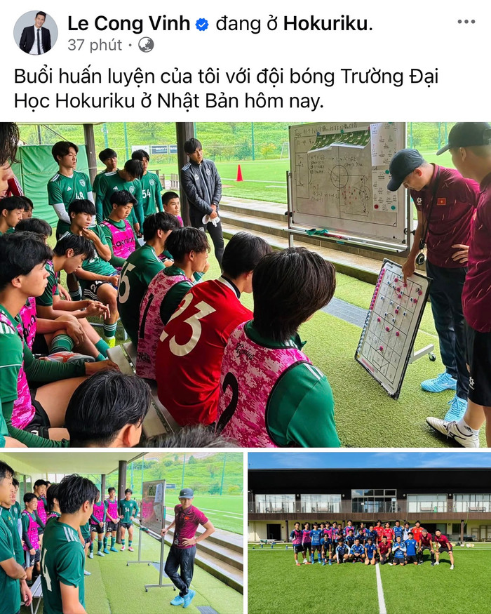 Lê Công Vinh vừa chia sẻ những hình ảnh mới nhất tại Nhật Bản, thu hút sự quan tâm lớn từ người hâm mộ.&nbsp;
