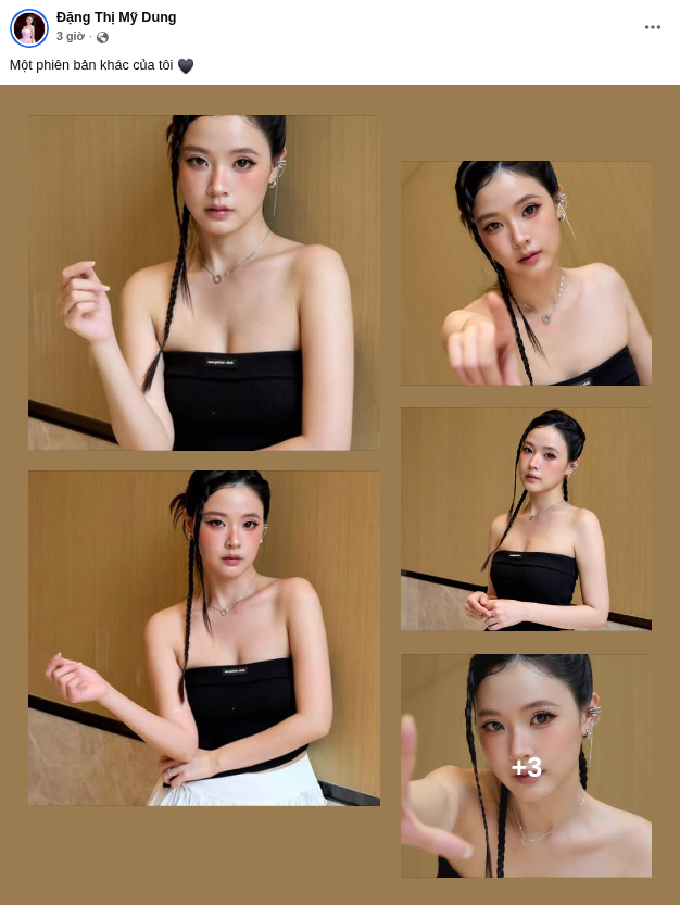 Bài đăng mới nhất Midu trên trang cá nhân gây chú ý với giao diện khác lạ. Ảnh: FBNV