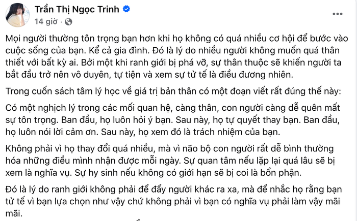 Chuyện gì đang xảy ra với Ngọc Trinh? Ảnh 1