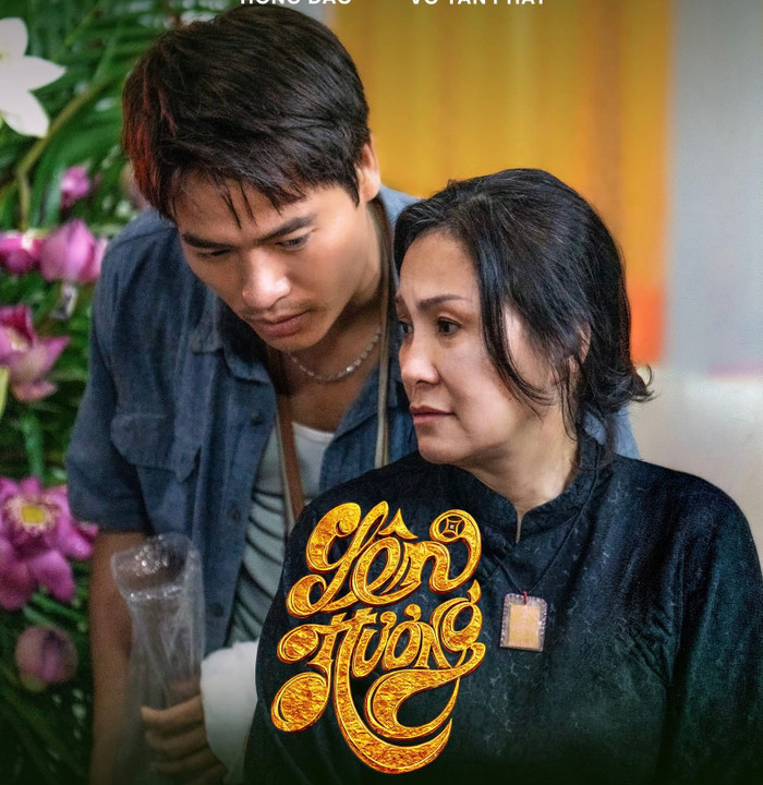 Hồng Đào và Võ Tấn Phát chênh nhau 33 tuổi nhưng tạo được sự ăn ý trong các phân cảnh chung. Ảnh: NSX